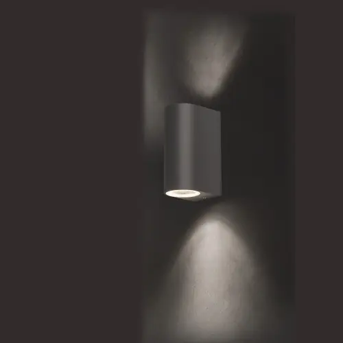 Hit cenowy Lampa ścienna Natynkowa 2x10W Grafitowy NOWODVORSKI