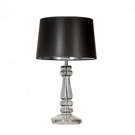 Wybór klientów 4Concept Lampa stołowa Petit Trianon Transparent Black L051361262