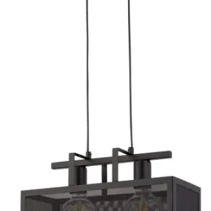 Obniżka ceny ALBERT 2 lampa wisząca czarny stal lakierowana Sigma lighting