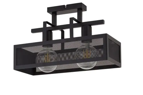 Promocja ALBERT 2 plafon czarny stal lakierowana Sigma lighting