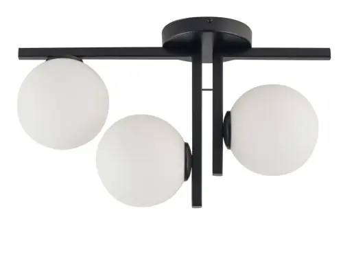 ANDY 3 plafon czarny stal lakierowana Sigma lighting Zniżka