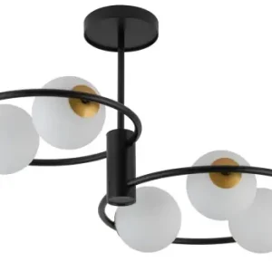AQUA 5 plafon czarny stal lakierowana Sigma lighting Okazja