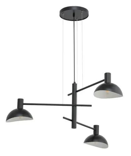 ARTIS 3 lampa wisząca czarny stal lakierowana Sigma lighting Wybór klientów