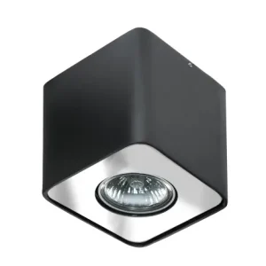 AZZARDO NINO 1 BLACK/CHROM PLAFON AZ0736 Wyprzedaż