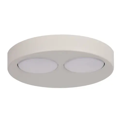 Bezpieczna płatność BROS plafon 2 szary beż stal lakierowana Sigma lighting