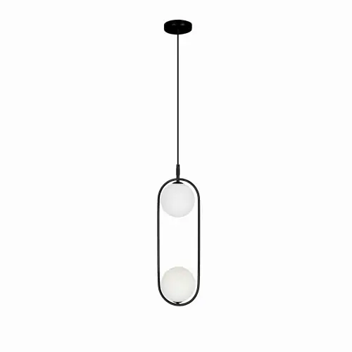 Candellux CORDEL Zwis 2x28W G9 Czarny/Biały Tylko do końca tygodnia