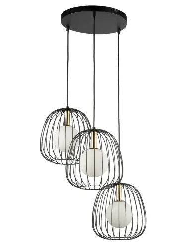 BELL 3 czarny/złoty stal lakierowana, stal mosiądzowana Sigma lighting Obniżka ceny