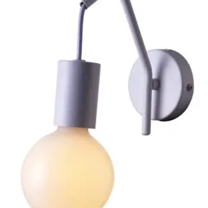 BASSO Lampa Kinkiet 1x40W E27 Biały Matowy Premium