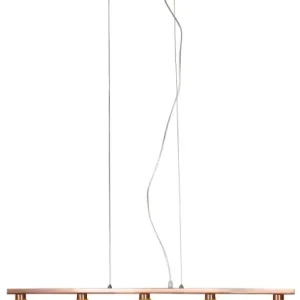 Candellux DAKOTA Zwis 5x40W G9 Miedź, kolor miedziany Ostatnie sztuki
