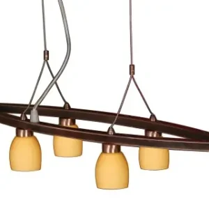 Candellux DAKOTA Zwis 6x40W G9 Oval Miedź Biały Szybka wysyłka