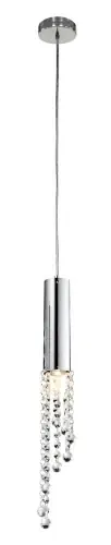 Candellux DUERO Lampa Wisząca 1x3W LED GU10 Chromowy Bestseller