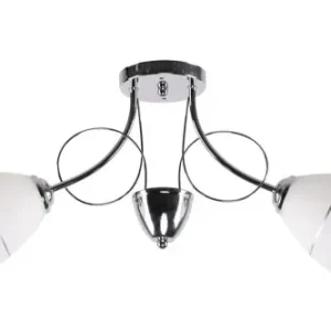 Candellux ELOTTE Lampa Sufitowa 2x40W E27 Chromowy Tylko do końca tygodnia