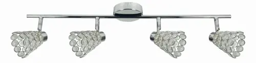 Ekspresowa dostawa Candellux GLOSSY Listwa 4x40W G9 Chrom z kryształkami