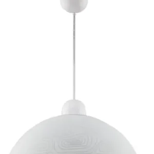 Candellux LUKRECJA Lampa Wisząca 1x60W E27, klosz szklany, matowa Tani