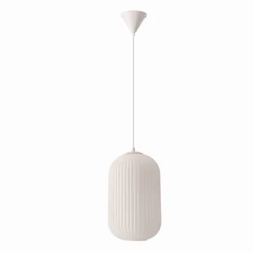 Bezpieczna płatność CRESTO Lampa Wisząca Biały 1x40W E27 Klosz Biały