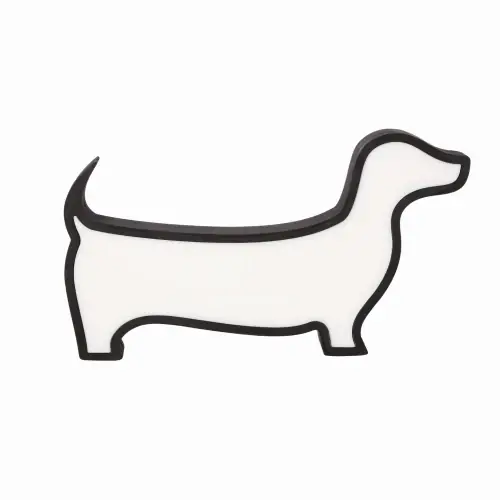 DOG Lampa Stołowa 12W LED 3000k Iq Kids Czarny Taniej