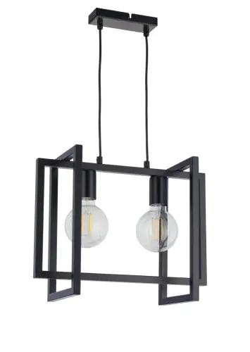 Wybór klientów EDEN 2 lampa wisząca czarny stal lakierowana / painted steel