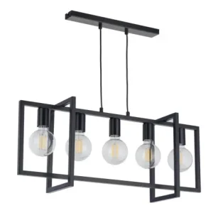 EDEN 5 lampa wisząca czarny stal lakierowana / painted steel Popularny