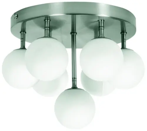 ETIUDA Lampa Sufitowa Plafon 7xg9/40W 230v Nikiel Mat Oferta czasowa