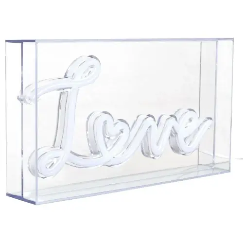 Zamów teraz Fernity Lampa LED Love akrylowa 23 cm