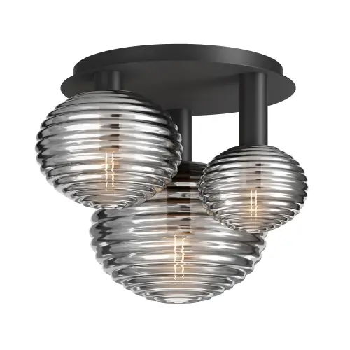Nowość Maytoni Modern Reels Lampa sufitowa MOD268CL-03B Black