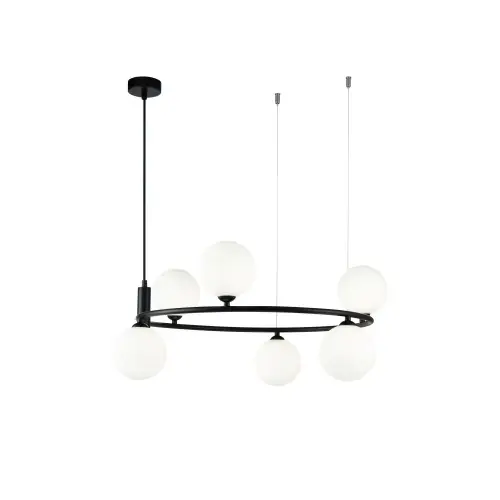 Maytoni Modern Ring Lampa wisząca MOD013PL-06B Black Super okazja