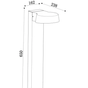 Maytoni Outdoor Share Oświetlenie krajobrazu O443FL-L12GF3K Graphite Dostępne od ręki