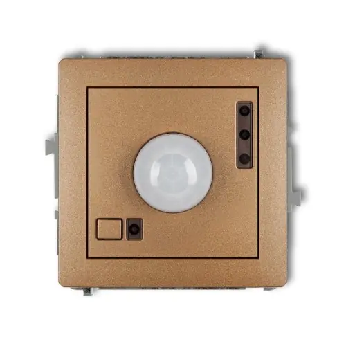 Mechanizm elektronicznego czujnika ruchu Karlik DECO złoty metalik 8DCR-1 Bestseller