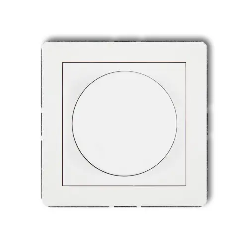 Mechanizm elektronicznego regulatora oświetlenia przyciskowo-obrotowego do lamp LED Karlik DECO biały DRO-2 Rabat
