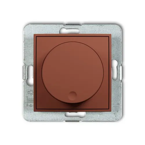 Dodaj do koszyka Mechanizm elektronicznego regulatora oświetlenia przyciskowo-obrotowego do lamp LED Karlik ICON terakota 63IRO-2