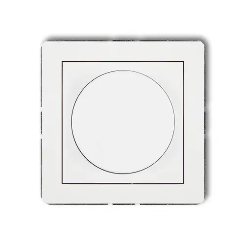 Mechanizm elektronicznego regulatora oświetlenia przyciskowo-obrotowego Karlik DECO biały mat 25DRO-1 Promocja
