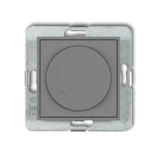 Bestseller Mechanizm elektronicznego regulatora oświetlenia przyciskowo-obrotowego Karlik ICON szary mat 27IRO-1