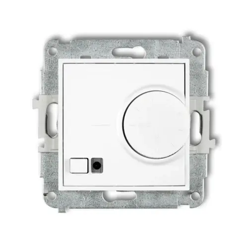 Mechanizm elektronicznego regulatora temperatury z czujnikiem podpodłogowym Karlik ICON biały IRT-1 Nowość
