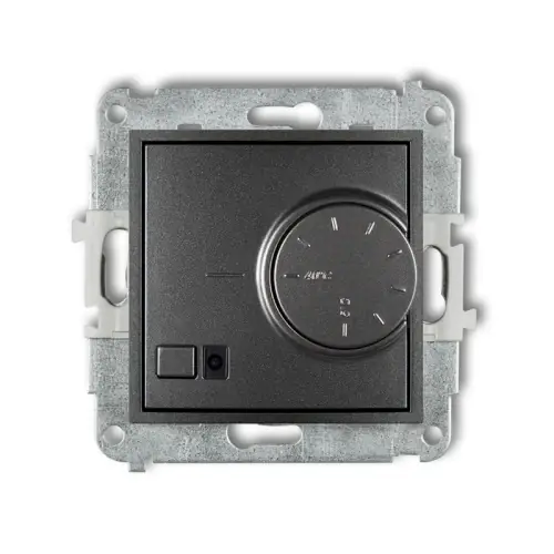 Mechanizm elektronicznego regulatora temperatury z czujnikiem podpodłogowym Karlik ICON grafitowy 11IRT-1 Taniej