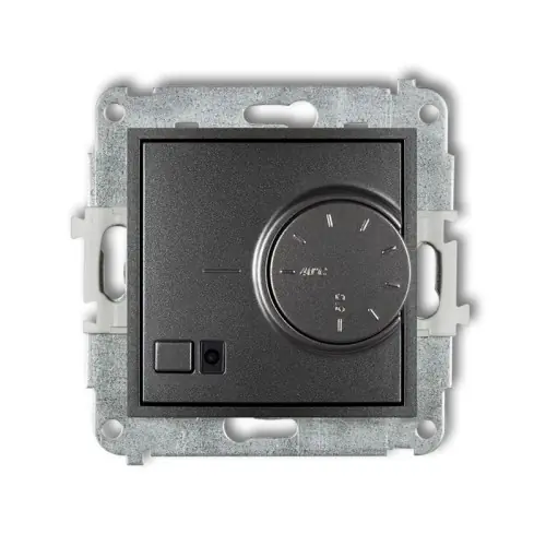 Mechanizm elektronicznego regulatora temperatury z czujnikiem powietrznym Karlik MINI grafitowy 11MRT-2 Okazja
