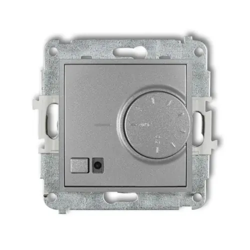 Mechanizm elektronicznego regulatora temperatury z czujnikiem powietrznym Karlik MINI srebrny metalik 7MRT-2 Tylko do końca tygodnia