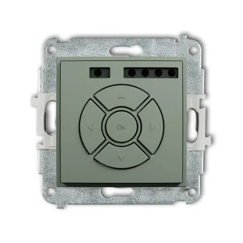 Mechanizm elektronicznego sterownika roletowego (przycisk centralny/dodatkowy) Karlik ICON szałwiowy 61ISR-6 Tani