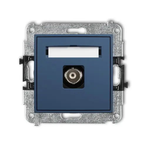 Mechanizm gniazda pojedynczego BNC Karlik MINI navy blue 64MGBNC-1 Wyprzedaż
