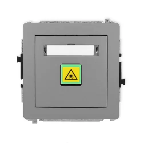 Mechanizm gniazda światłowodowego/optycznego pojedynczego Karlik DECO szary mat 27DGOP-1 Taniej
