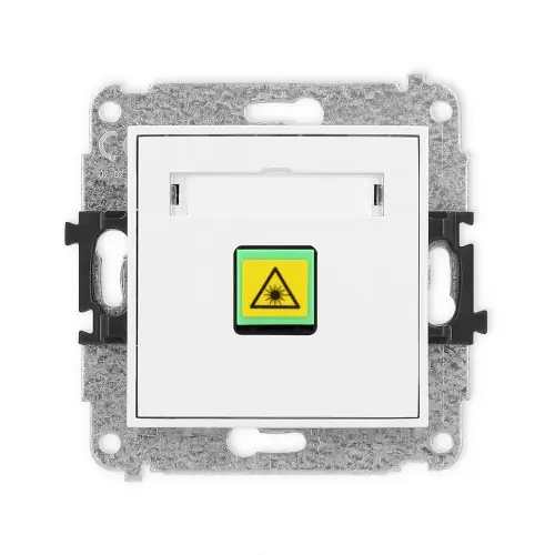 Mechanizm gniazda światłowodowego/optycznego pojedynczego Karlik MINI biały mat 25MGOP-1 Kup teraz