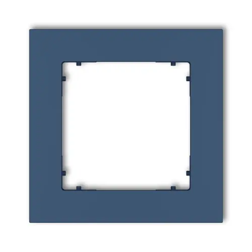 Ramka uniwersalna pojedyncza kwadratowa z tworzywa Karlik MINI navy blue 64MR-1 Łatwy zwrot