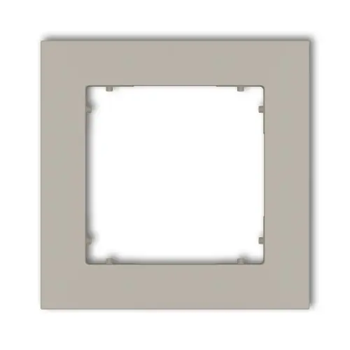 Ramka uniwersalna pojedyncza kwadratowa z tworzywa Karlik MINI taupe 60MR-1 Sprawdź teraz