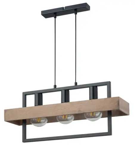 ROBIN 3 lampa wisząca stal lakierowana, sklejka Sigma lighting Dodaj do koszyka