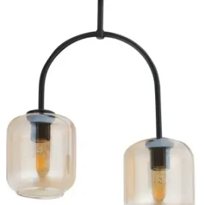 SHINE 2 plafon czarny/bursztynowy stal lakierowana Sigma lighting Bestseller
