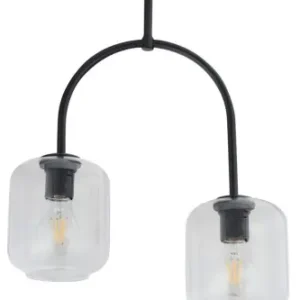 SHINE 2 plafon czarny/transparentny stal lakierowana Sigma lighting Rabat