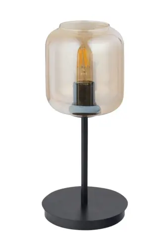 Taniej SHINE lampka biurkowa czarny/bursztynowy stal lakierowana Sigma lighting