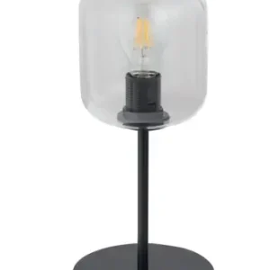 Łatwy zwrot SHINE lampka biurkowa czarny/transparenty stal lakierowana Sigma lighting