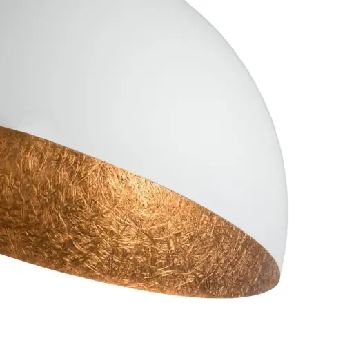 Sfera 70 plafon biały/miedziany stal lakierowana Sigma lighting Nowość