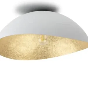 Dostępne od ręki Solaris M plafon biały/złoty stal lakierowana Sigma lighting