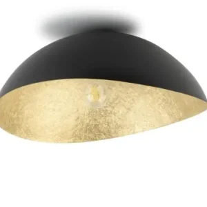 Solaris M plafon czarny/złoty stal lakierowana Sigma lighting Tylko dziś